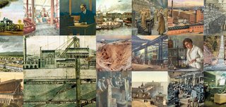 Fotocollage of 17 INDUSTRIAL BRANCHES
